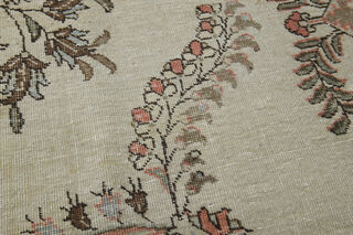 Handmade Beige Area Rug - Thumbnail