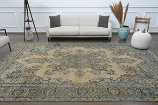 Faded Orange Brown Rug - Thumbnail