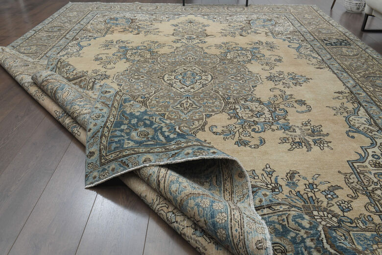 Faded Orange Brown Rug