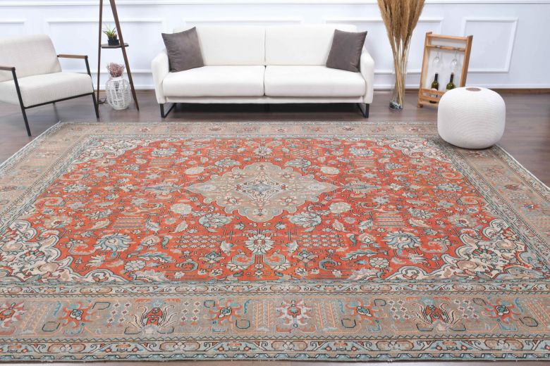 Vintage Oversized Area Rug