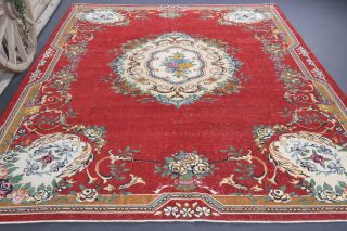 Vibrant Red - Vintage Oversized Area Rug - Thumbnail