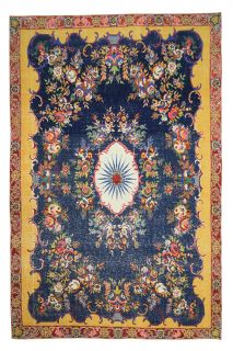 Vintage Oversized Oushak Area Rug - Thumbnail