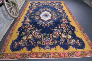 Vintage Oversized Oushak Area Rug - Thumbnail