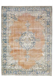 Semi-Antique Vintage Oversized Area Rug - Thumbnail