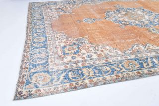 Semi-Antique Vintage Oversized Area Rug - Thumbnail