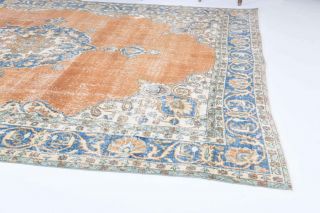 Semi-Antique Vintage Oversized Area Rug - Thumbnail