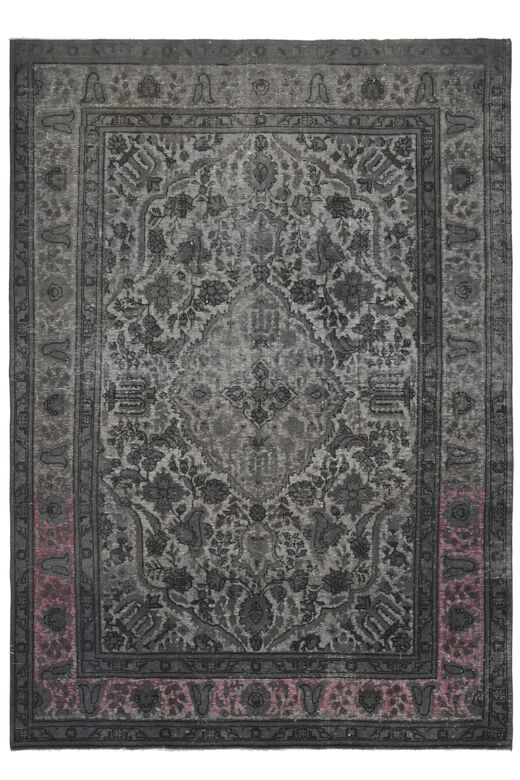 Anatolian Black Vintage Turkish Area Rug