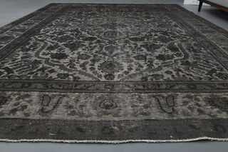 Anatolian Black Vintage Turkish Area Rug - Thumbnail