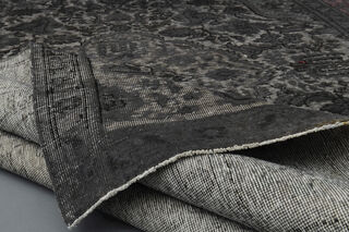 Anatolian Black Vintage Turkish Area Rug - Thumbnail