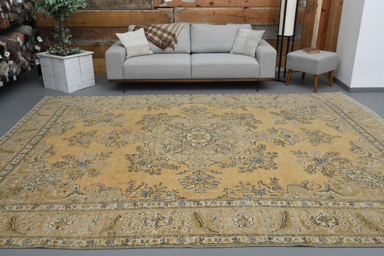 Oushak Oriental Vintage Oversize Rug