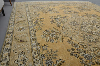 Oushak Oriental Vintage Oversize Rug - Thumbnail