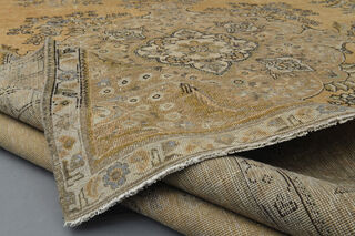 Oushak Oriental Vintage Oversize Rug - Thumbnail