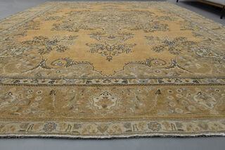 Oushak Oriental Vintage Oversize Rug - Thumbnail