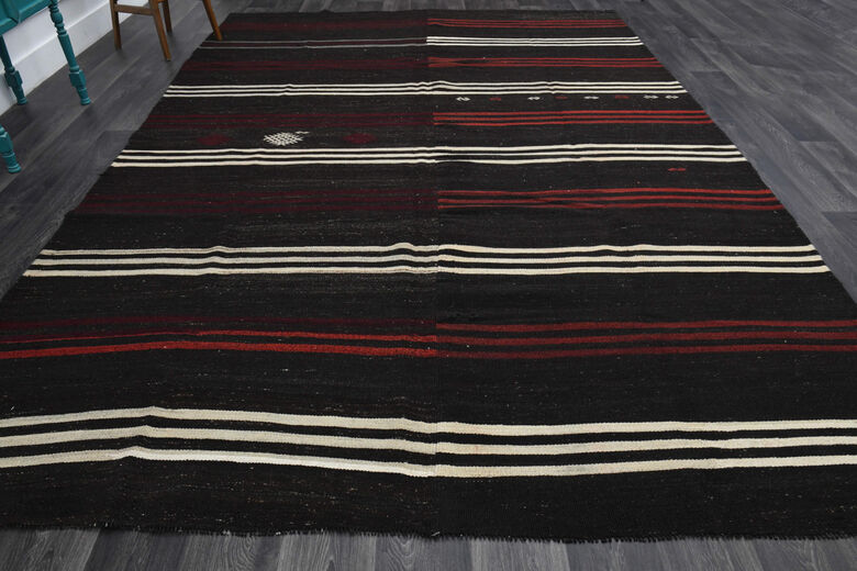 Striped Kilim Rug