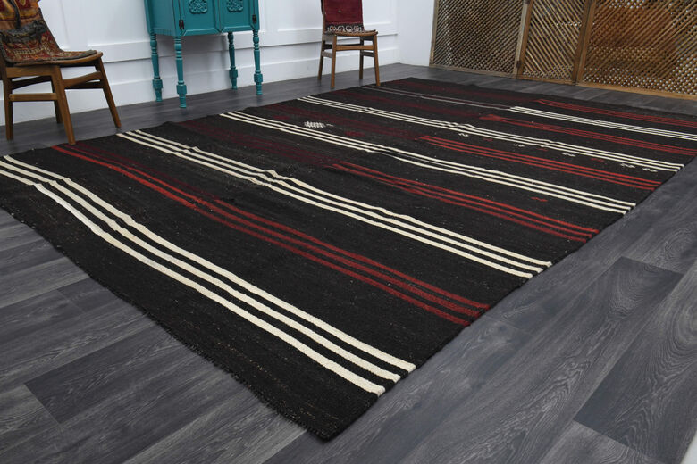 Striped Kilim Rug