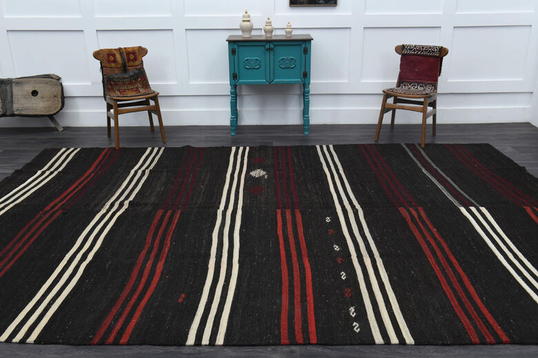 Striped Kilim Rug