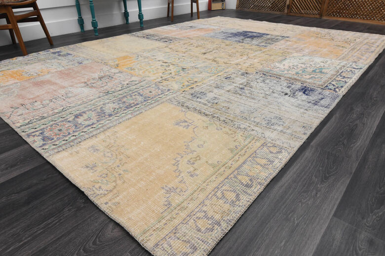 Vintage Multi Color Area Rug