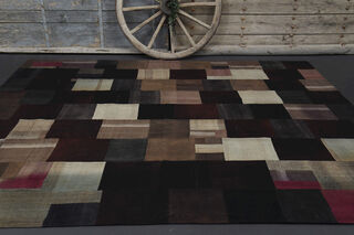 Patchwork Design Rug - Thumbnail