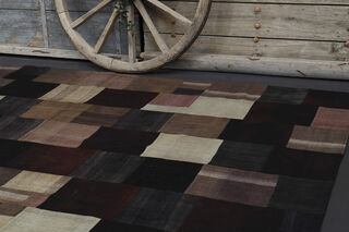 Patchwork Design Rug - Thumbnail