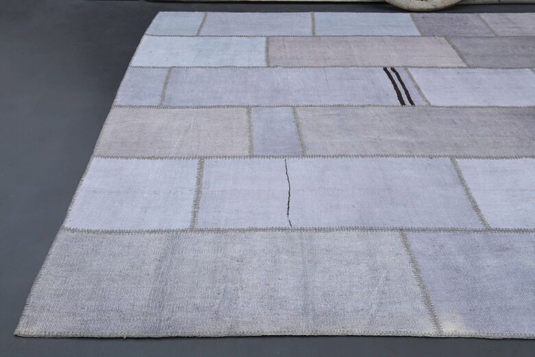 Vintage Oversized Area Patchwork Rug