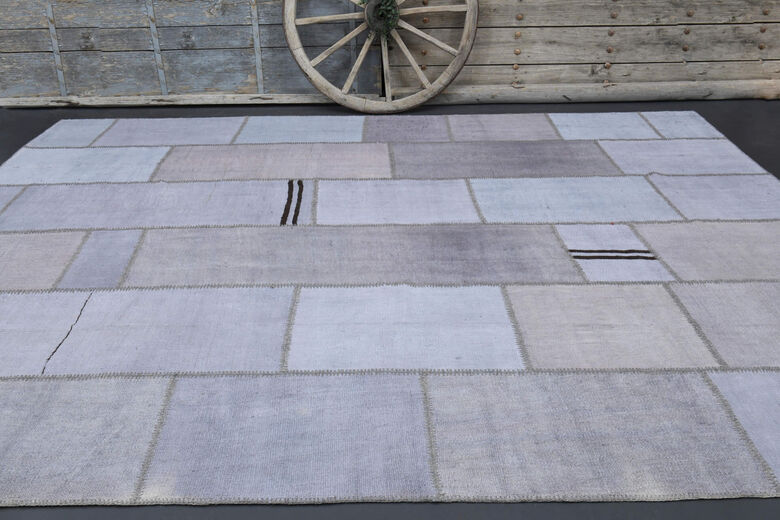 Vintage Oversized Area Patchwork Rug