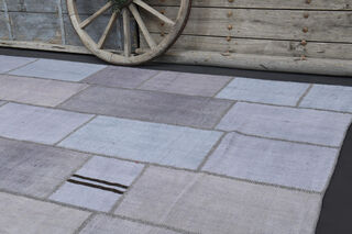 Vintage Oversized Area Patchwork Rug - Thumbnail