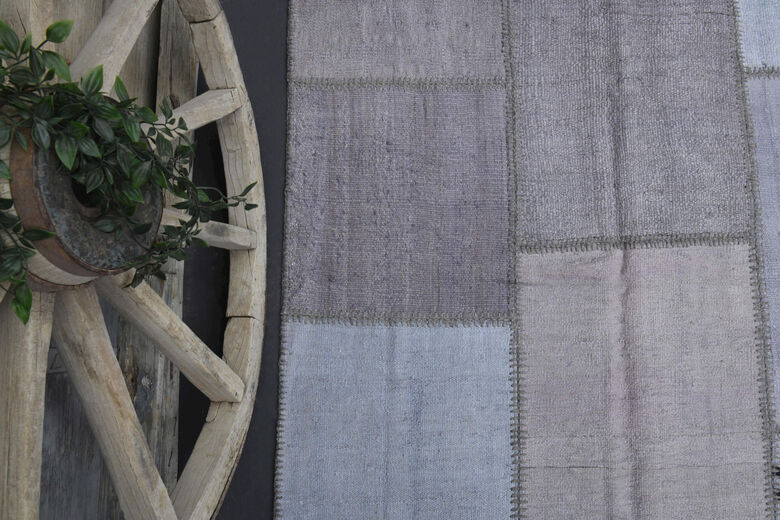 Vintage Oversized Area Patchwork Rug