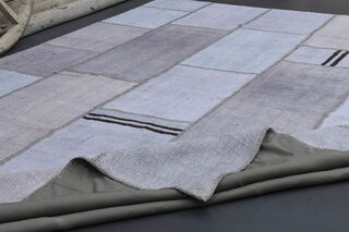 Vintage Oversized Area Patchwork Rug - Thumbnail