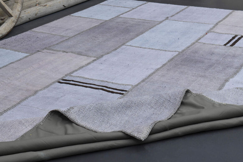 Vintage Oversized Area Patchwork Rug