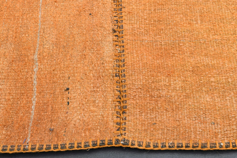 Orange Oversized Patchwork Rug