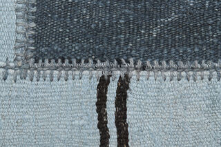 Shades of Blue - Large Patchwork Rug - Thumbnail
