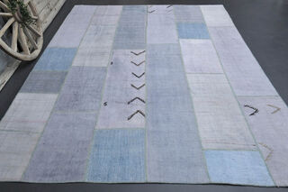 Vintage Oversized PatchworkRug - Thumbnail