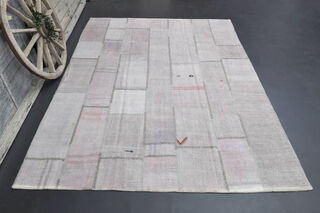 Handmade Patchwork Area Rug - Thumbnail