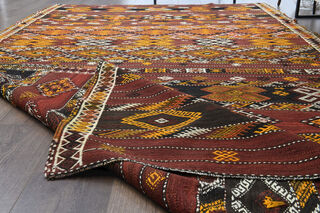 Vintage Area Kilim Rug - Thumbnail