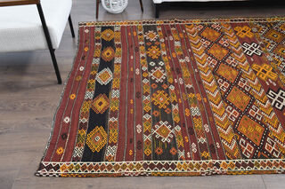 Vintage Area Kilim Rug - Thumbnail