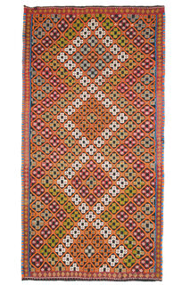 Vintage Turkish Kilim Rug - Thumbnail