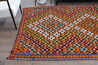 Vintage Turkish Kilim Rug - Thumbnail