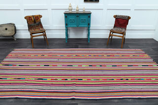 Vintage Striped Area Rug - Thumbnail