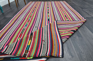 Vintage Striped Area Rug - Thumbnail