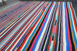 Vintage Multi-Color Kilim Rug - Thumbnail