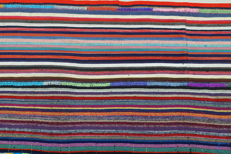 Vintage Multi-Color Kilim Rug