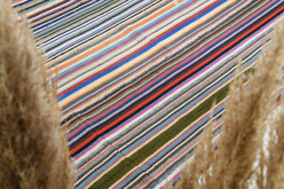 Striped Wool Kilim - Thumbnail