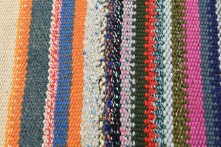 Striped Wool Kilim - Thumbnail