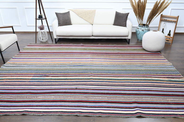 Striped Wool Kilim