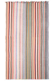 Oushak Kilim Wide Runner Rug - Thumbnail