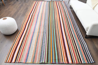 Oushak Kilim Wide Runner Rug - Thumbnail