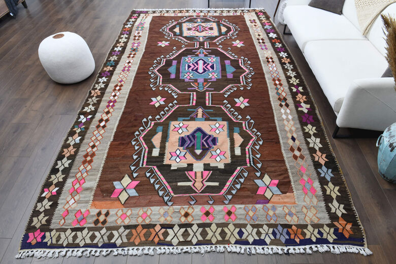 Vintage Oversized Area Rug