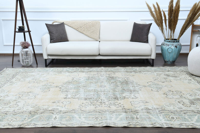 Vintage Faded Area Rug