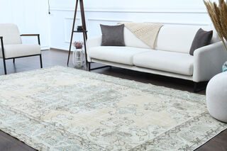 Anatolian Vintage Faded Area Rug - Thumbnail