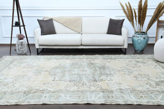 Anatolian Vintage Faded Area Rug - Thumbnail